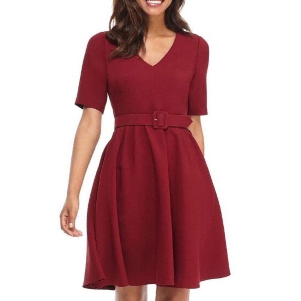 Gal Meets Glam Clara Fit & Flare Dress